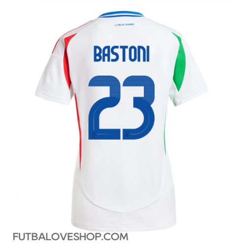 Dres Taliansko Alessandro Bastoni #23 Preč pre Ženy ME 2024 Krátky Rukáv